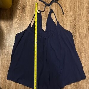 Roxy Navy Halter Tank Top